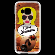 Coque HTC One M9 Miss Réunion Blonde