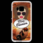 Coque HTC One M9 Miss Réunion Chatain