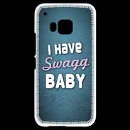 Coque HTC One M9 I have Swag bleu ZG
