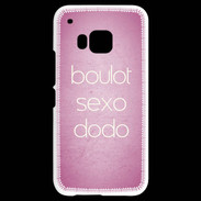 Coque HTC One M9 Boulot Sexo Dodo Rose ZG