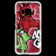 Coque HTC One M9 Enfer graffiti PB