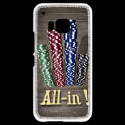 Coque HTC One M9 Poker all in