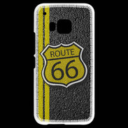 Coque HTC One M9 route 66 goudron