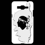 Coque Samsung Grand Prime 4G Carte de la Corse avec tête 5
