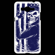 Coque Samsung Grand Prime 4G Tête de mort Biker USA