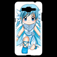 Coque Samsung Grand Prime 4G Chibi style illustration of a Super Heroine