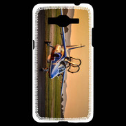 Coque Samsung Grand Prime 4G Alfa Jet au couché de soleil