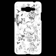 Coque Samsung Grand Prime 4G Design Fleur Tribal