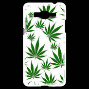 Coque Samsung Grand Prime 4G Feuille de cannabis sur fond blanc