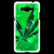 Coque Samsung Grand Prime 4G Cannabis Effet bulle verte