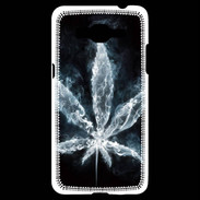 Coque Samsung Grand Prime 4G Feuille de cannabis en fumée