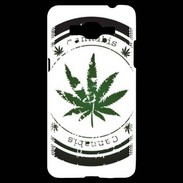 Coque Samsung Grand Prime 4G Grunge stamp with marijuana leaf