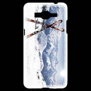 Coque Samsung Grand Prime 4G Paire de ski en montagne