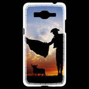 Coque Samsung Grand Prime 4G Silhouette d'un toréador