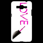 Coque Samsung Grand Prime 4G Love avec vernis à ongle