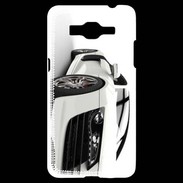 Coque Samsung Grand Prime 4G Belle voiture sportive blanche