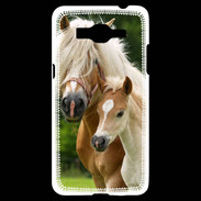 Coque Samsung Grand Prime 4G Cheval et poulain