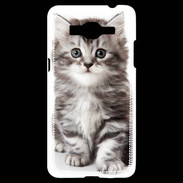 Coque Samsung Grand Prime 4G Chaton gris 