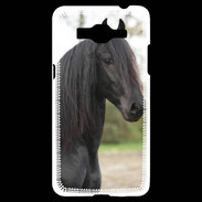 Coque Samsung Grand Prime 4G Magnifique cheval noir 5