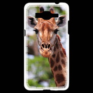 Coque Samsung Grand Prime 4G Portrait d'une Giraffe