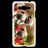 Coque Samsung Grand Prime 4G Trio de chiots Carlin