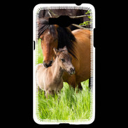Coque Samsung Grand Prime 4G Cheval et poulain