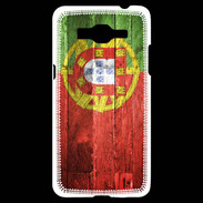Coque Samsung Grand Prime 4G Drapeau Portugal imitation bois
