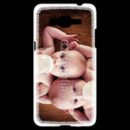 Coque Samsung Grand Prime 4G Bébés avec biberons