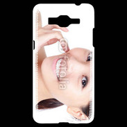 Coque Samsung Grand Prime 4G Femme asiatique glamour et souriante