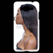 Coque Samsung Grand Prime 4G Femme metisse noire 2