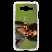Coque Samsung Grand Prime 4G Femme metisse noire 3