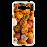 Coque Samsung Grand Prime 4G fond de citrouilles automne