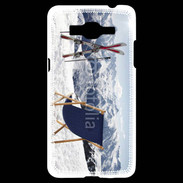 Coque Samsung Grand Prime 4G transat et skis neige