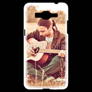 Coque Samsung Grand Prime 4G Guitariste peace and love 1