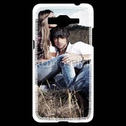 Coque Samsung Grand Prime 4G Hippie amoureux et tranquile