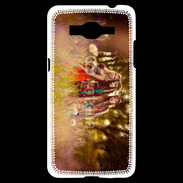 Coque Samsung Grand Prime 4G Groupe de hippie dans les champs