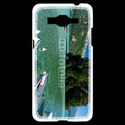 Coque Samsung Grand Prime 4G Barques sur le lac d'Annecy