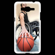 Coque Samsung Grand Prime 4G Joueur de basket en fauteuil