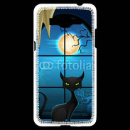 Coque Samsung Grand Prime 4G Chat noir