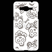 Coque Samsung Grand Prime 4G Fond tête de mort 4