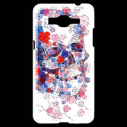 Coque Samsung Grand Prime 4G Skull en fleurs