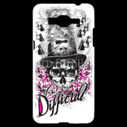 Coque Samsung Grand Prime 4G Tête de Mort Difficult