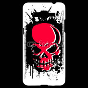 Coque Samsung Grand Prime 4G Tête de Mort en Rouge et Noir