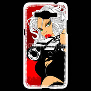 Coque Samsung Grand Prime 4G Femme blonde tueuse 50