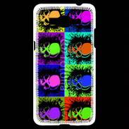 Coque Samsung Grand Prime 4G Fond Tête de mort 1750