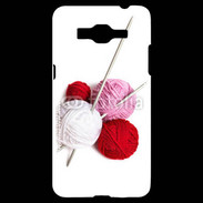 Coque Samsung Grand Prime 4G Tricot et couture