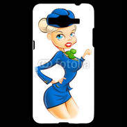 Coque Samsung Grand Prime 4G Hôtesse de l'air