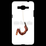 Coque Samsung Grand Prime 4G Hameçon avec appât pêcheur