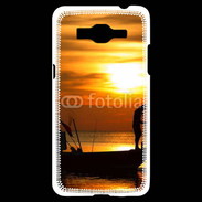Coque Samsung Grand Prime 4G Couché de soleil pêcheur