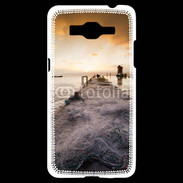 Coque Samsung Grand Prime 4G Filet de pêche sur ponton pêcheur